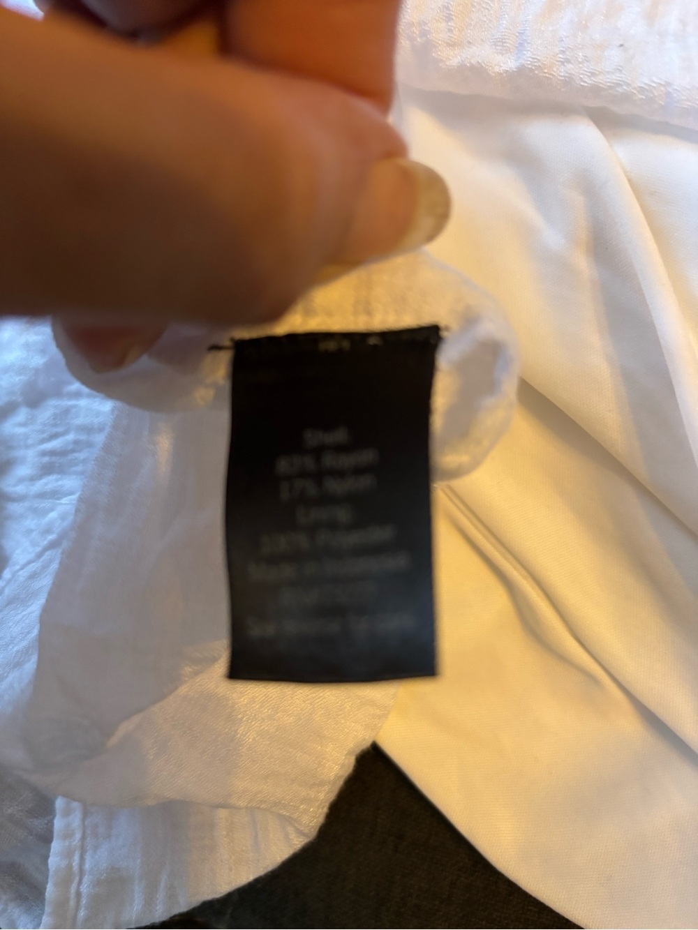 Simply Vera Vera Wang White Tie-Waist Mini Shirt Dress - Picture 6 of 6